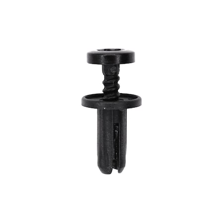 Auveco Push-Type Retainer Torx Drive, Black Nylon, 25PK 21882