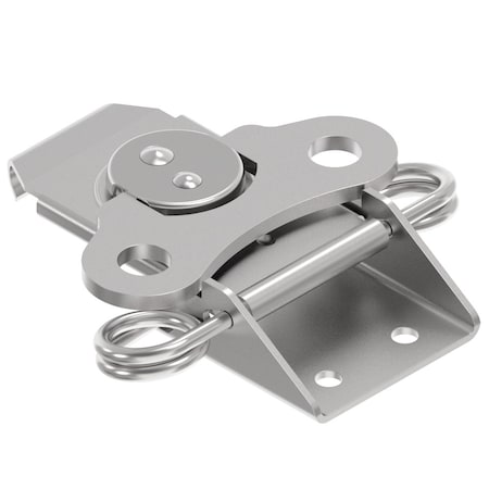 Southco Link Lock Draw Latch, Large Size, Spring Loaded, Steel, Bright. K5-2856-07