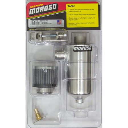 Superjock 85475 Dry Sump Breather Tank -16 AN Inlet SU3621127