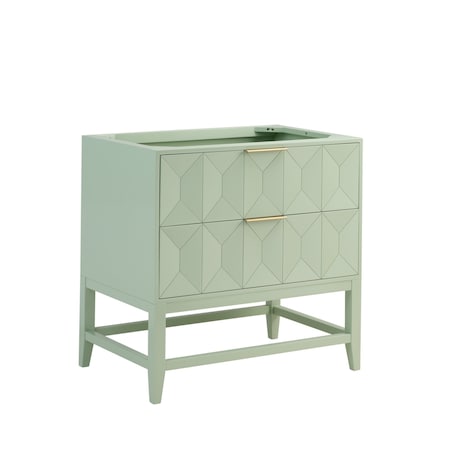 James Martin Vanities Emmeline 36'' Single Vanity Cabinet, Pistachio D100-V36-PST