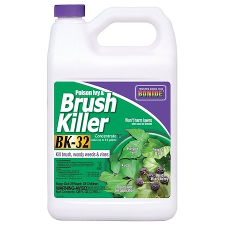 Bonide Products 330-P Concentrated Poison Ivy and Brush Killer, Liquid, Light Yellow, 1 gal 332