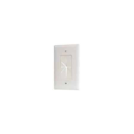 Rca Pass-Thru Wall Plate, White VH64RV