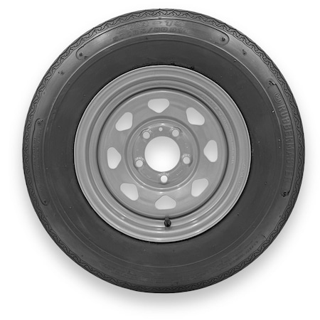 Rubbermaster - Steel Master C78-13 (ST185/80D13) 6 Ply 5 On 4.5 Bolt, Silver Wheel Assemblies 599209SIL