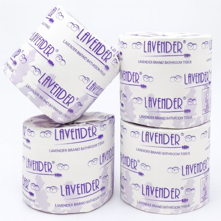 Lavendar Toilet Paper, 2-Ply, 96 Rolls, 96PK 4603
