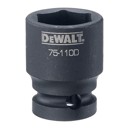 Dewalt Drive Impact Socket, 6PT 1/2in, 19 mm DWMT75109OSP