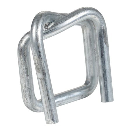 Zoro Select StrappingSealsandBuckles, Steel, PK1000 XHDB-5-GALV