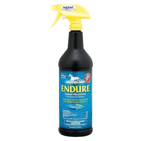 Farnam Endure Fly Spray, Liquid, White, 32 oz 3002431