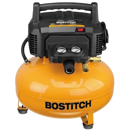 Portable Air Compressor, Electric, 6 gal Tank, 120 V, 150 psi Pressure