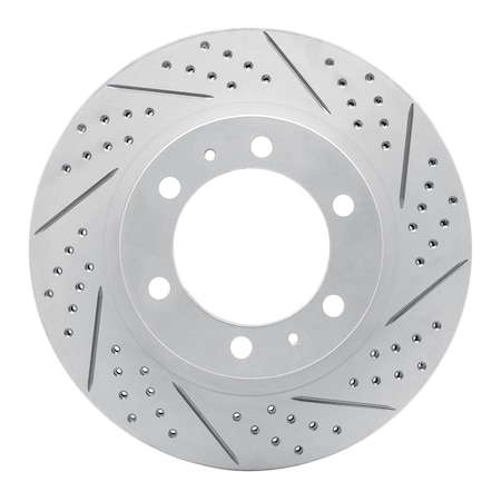 Dynamic Friction Co DFC Geoperformance Rotor - Drilled and Slotted 830-76128R