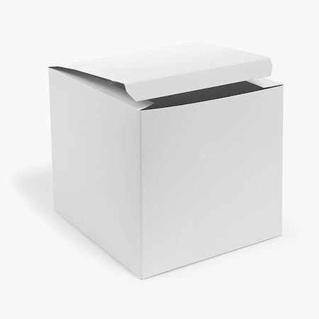 Nashville Wraps Recycled White 1 Piece Gift Boxes, 8x8x8.5, 50PK GW08A