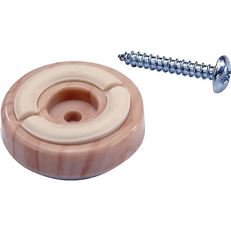 Shepherd Hardware Furniture Pad, Plastic, Woodgrain, 8PK 3692