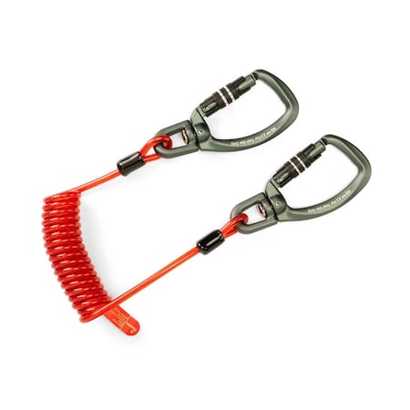 Gripps Coil Tether Dual-Action, Carton, 120PK H01069-120