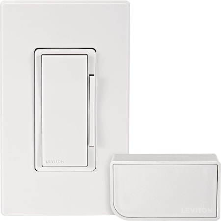 Leviton Decora Smart White No-Neutral Dimmer & Wi-Fi Bridge Kit R02-DNKIT-1RW