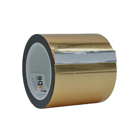 Wod Tape MPFT1 Metalized Polyester Mylar Film Tape Gold: 4 in. x 72 yds, 12PK WOD MPFT1-04000-12-72-GOL