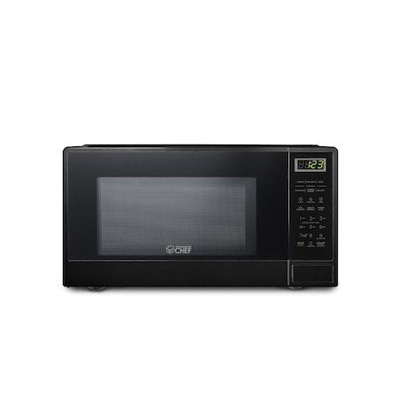 Commercial Chef 1.1 Cu Ft Microwave Oven with 10 Power Levels, Black CHCM11100B