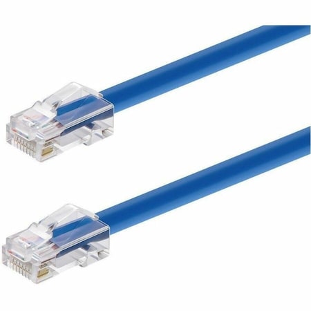 Monoprice CAT6A 20FT BLUE PATCH CABLE, 26AWG, 10G, BARE COPPER CONDUCTOR, GOLD P 45405