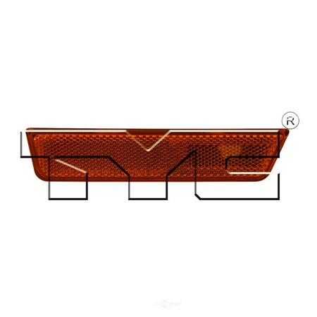 Tyc Capa Certified Side Marker Light Assembly 18-6119-01-9