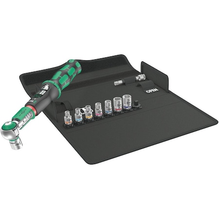 Wera Safe-Torque A 1 Imperial Set 1, 1/4 in square head drive, 2-12 Nm, 10 pieces 5075831001