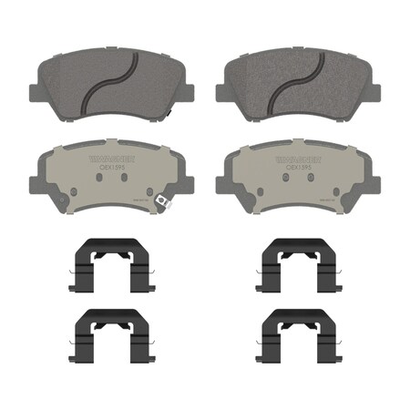 Wagner Brake OEX Front Disc Brake Pad Set Premium Ceramic,  OEX1595