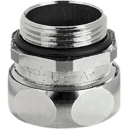 Flexa Gmbh RGE OD 13 Thread M12 x 1.5 IP 66 Straight Nickel-plated brass 5126.013.012