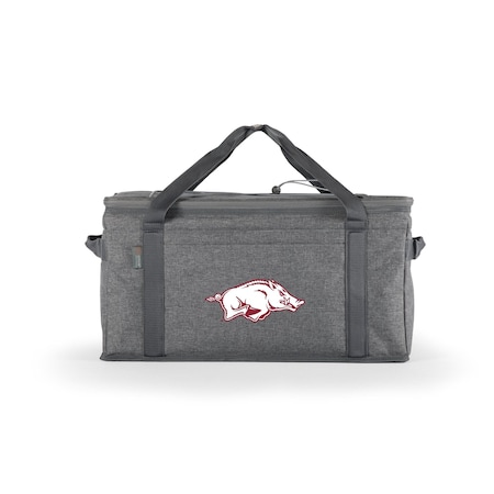 Picnic Time Family Of Brands NCAA Arkansas Razorbacks 64 Can Collapsible Cooler, Large Insulated Soft Cooler Bag 716-00-105-034-0