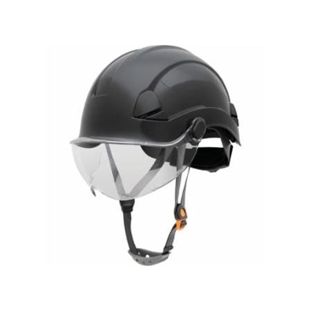 Honeywell Fibre-Metal Safety Helmet, 6-point Ratchet Suspension, Not-Vented, Black 280-FSH10011