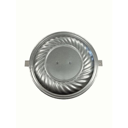 Fulton Flue Stopper, 4 to 10 in Flue Hole, Steel, Yellow 3F-72