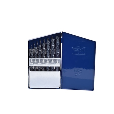 Century Drill & Tool 15 Piece Pro Grade Black Oxide Drill Bit Set 24015