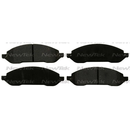 Newtek Automotive Usa Newtek Velocity Plus Economy Semi-Metallic w/Shim Disc Pads SMD1022