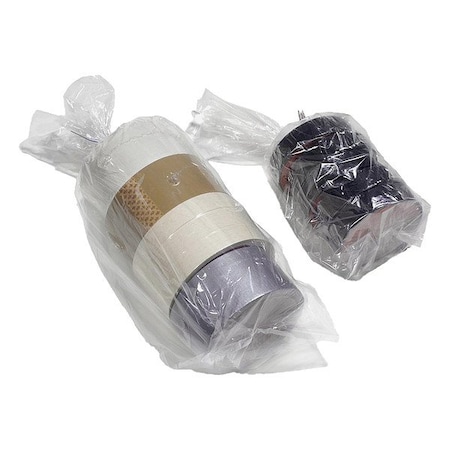 Zoro Select Open-Ended Bag, 1.5 mil, Clear, 500 PK 15G-161424