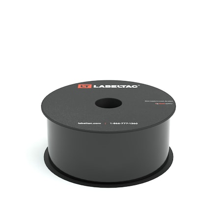 Labeltac LabelTac 4 and Pro Model High Performance 10-Year Vinyl Supply 2in x 150ft, Black LT203HP