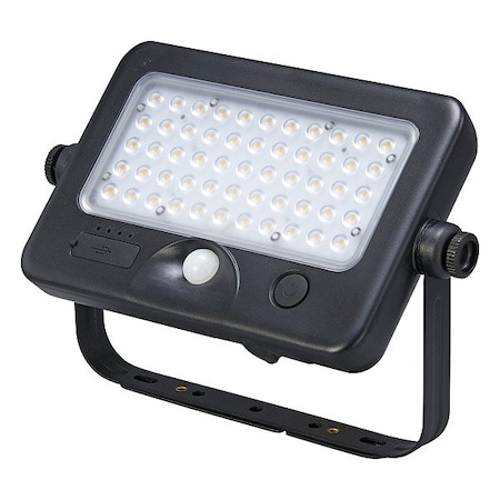 Solera LEDSolarFloodlight, 1100lm, Black, 4000K SL-SMFL-10W-40K-BK-G1