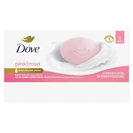Dove Pink Rosa Beauty Bar, 22.5 Ounce, 12PK 62714981