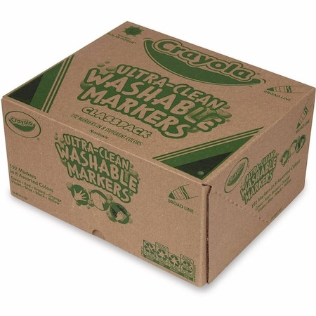 Crayola CLASSPK MKR BL 8CLR 192CT U/CL, PK192 CYO588208