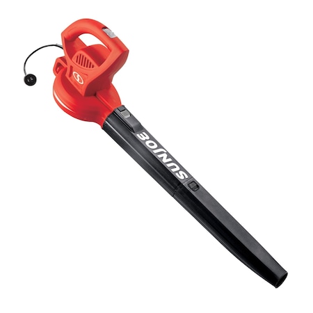 Sun Joe Corded Handheld All Purpose Leaf Blower, 6A, 155 mph, Red SBJ597E-RED