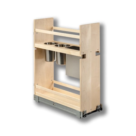 Century Components Cascade Series Base Cabinet Organizer, 8.375 in. W Baltic Birch CASKBI80PF