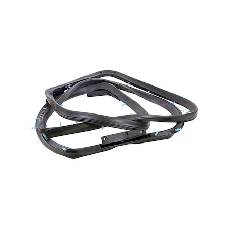 K&M Mfg Door Seal for New Holland-Ford Utility Series Tractors LH or RH Black Rubber 3356