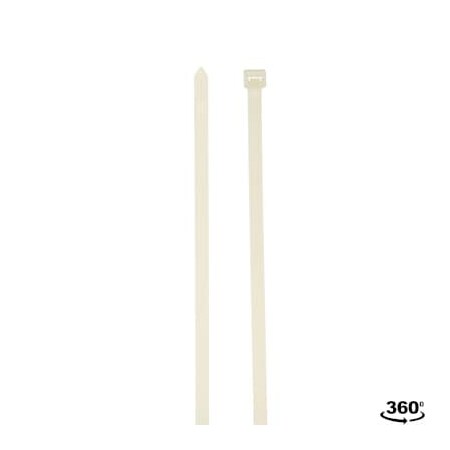 Abb L-24-175-9-L CABLE TIE 175LB 24IN NAT NYLON 1-PC, 500PK L241759L