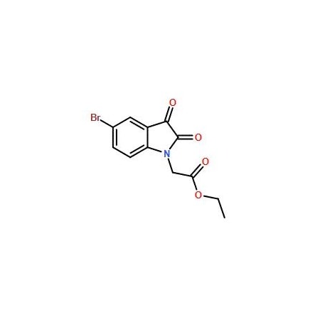 Ak Scientific Ethyl (5-bromo-2, 3-dioxo-2, 3-dihydro-1H-indol-1-yl)acetate (250mg), CAS 754235-62-6 9242AE-250mg