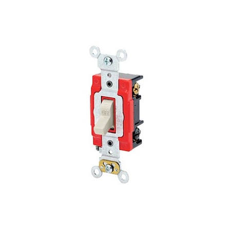 Leviton AC Quiet Switch, Light Almond, 4.1 in H 1223-2T