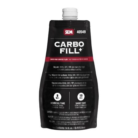 Sem Carbo Fill+ Carbon Filler, 14 fl-oz Pouch, Light Gray, Liquid 40549