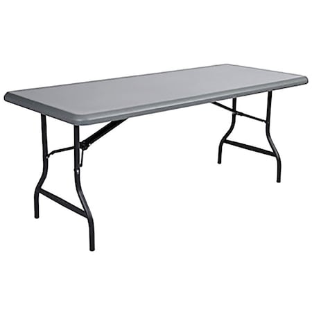 Iceberg IndestrucTable Industrial Folding Table, Charcoal Top, 30 in W x 96 in L x 29 in H 65237