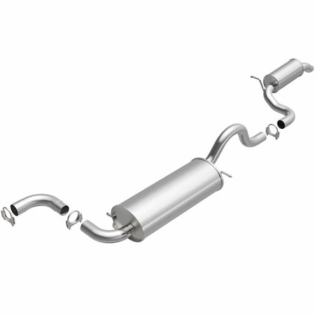 Bre Exhaust Exhaust System, Aluminized Steel; With Mufflers; 2-1/4 Inch Pipe Diameter; Single Exhaust 106-0024