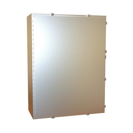 Hammond Clamps Electrical Enclosure, 48 in H, 16 in D, 36 in W, 12, 13, 3R, 4, 4X, Stainless Steel 1418N4SSS16