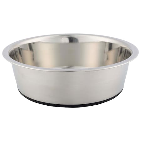 Petmaker Set of 2 Stainless Steel Dog Bowls 64oz Double Wall Insulated Non Slip Metal for Medium-Large Pets PET6428