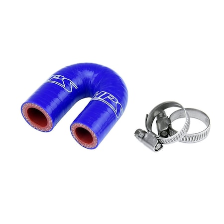 Hps Performance High Temp Reinforced Silicone Heater Core Bypass Loop Coolant Hose LS LT LQ, Blue, 57-1864-BLUE