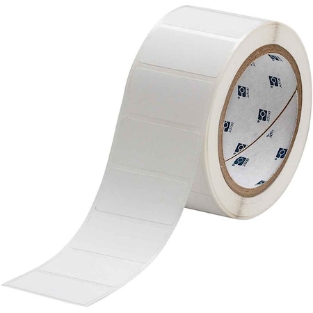 Brady 2" White Label, Polyester THT-17-422-3