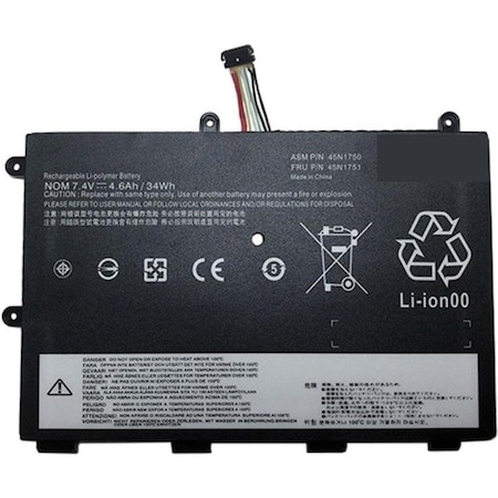 Ereplacements Battery-LiPo-Thinkpad/Yoga/11e 45N1750