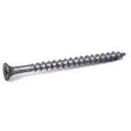 Pro-Fit Deck Screw, #6 x 1-1/4 in, Steel, Flat Head, Phillips Drive 282078