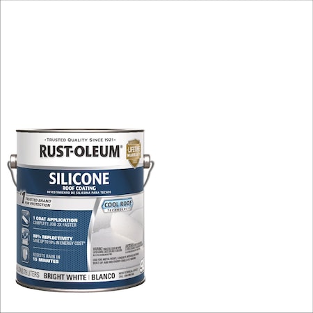 Rust-Oleum 985 Silicone 1 Gal. Roof Coating Wht 363836